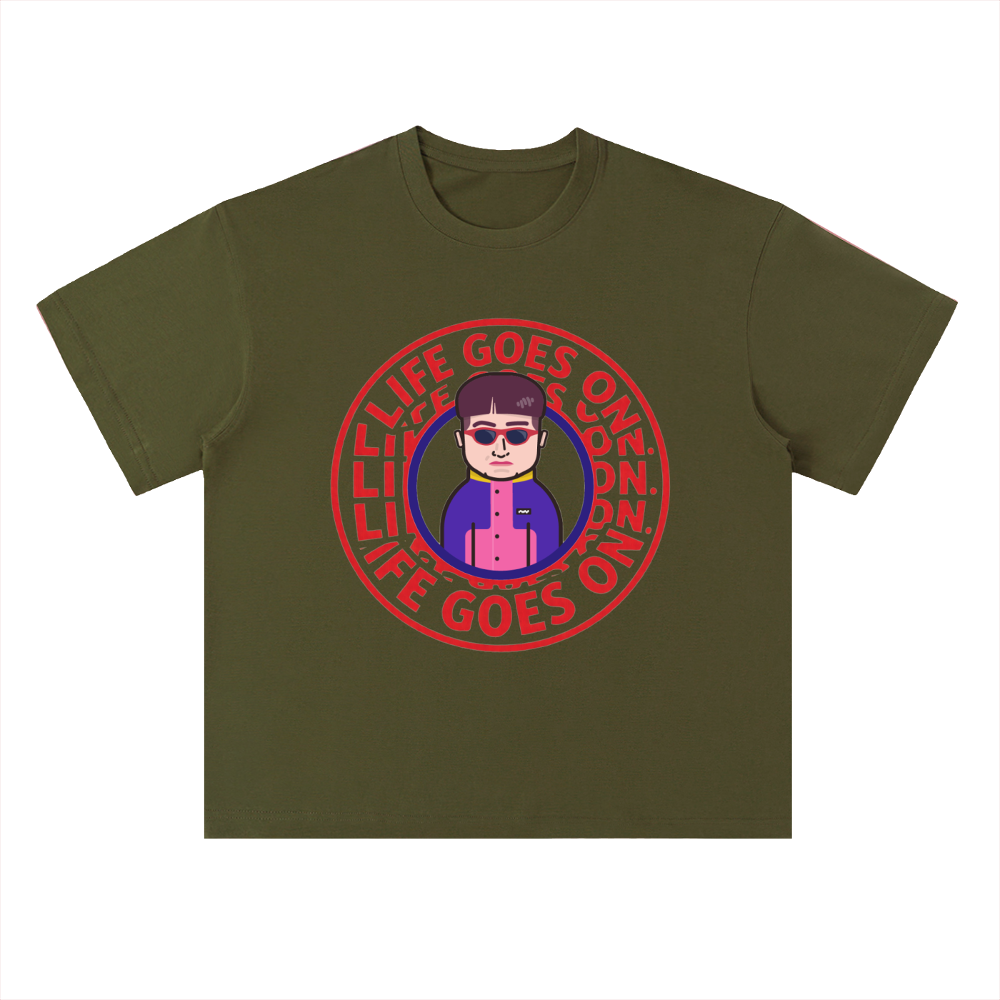 Oliver Tree Heavyweight Drop Shoulder Cotton T-Shirt